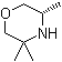 (5S)-3,3,5-Trimethylmorpholine molecular structure (CAS 1175761-30-4)