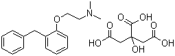 Phenyltoloxamine citrate molecular structure (CAS 1176-08-5)