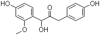 1-Hydroxy-1-(4-hydroxy-2-methoxyphenyl)-3-(4-hydroxyphenyl)-2-propanone molecular structure (CAS 117614-84-3)