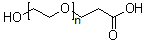 alpha-(2-Carboxyethyl)-omega-hydroxypoly(oxy-1,2-ethanediyl) molecular structure (CAS 117786-94-4)