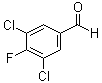 3,5-Dichloro-4-fluorobenzaldehyde molecular structure (CAS 117820-80-1)