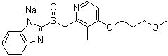 Rebeprazole sodium molecular structure (CAS 117976-90-6)