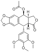 乙酰基表鬼臼毒素分子结构 (CAS 1180-35-4)