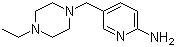 5-[(4-Ethyl-1-piperazinyl)methyl]-2-pyridinamine molecular structure (CAS 1180132-17-5)