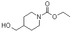 Ethyl 4-(hydroxymethyl)piperidine-1-carboxylate molecular structure (CAS 118156-56-2)
