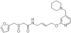 Lafutidine molecular structure (CAS 118288-08-7)