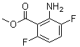 structure of CAS# 1184204-30-5, 2-Amino-3,6-difluorobenzoic acid methyl ester