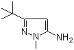 3-tert-Butyl-1-methyl-1H-pyrazol-5-amine molecular structure (CAS 118430-73-2)