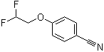 4-(2,2-二氟乙氧基)苯甲腈分子结构 (CAS 1184375-73-2)