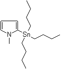 1-甲基-2-(三丁基锡烷基)-1H-吡咯分子结构 (CAS 118486-97-8)