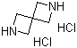 structure of CAS# 1184963-68-5, 2,6-Diazaspiro[3.3]heptane dihydrochloride