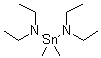 Dimethylbis(diethylamino)stannane molecular structure (CAS 1185-22-4)