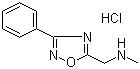 结构式 CAS# 1185300-67-7, N-甲基-3-苯基-1,2,4-恶二唑-5-甲胺盐酸盐