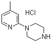 1-(4-Methyl-2-pyridinyl)piperazine hydrochloride molecular structure (CAS 1185306-81-3)
