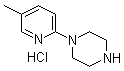 1-(5-Methyl-2-pyridinyl)piperazine hydrochloride molecular structure (CAS 1185307-85-0)
