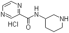 N-3-Piperidinyl-2-pyrazinecarboxamide hydrochloride molecular structure (CAS 1185309-85-6)