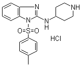 结构式 CAS# 1185309-92-5, 1-[(4-甲基苯基)磺酰基]-N-4-哌啶基-1H-苯并咪唑-2-胺盐酸盐