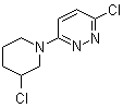 结构式 CAS# 1185310-37-5, 3-氯-6-(3-氯-1-哌啶基)哒嗪