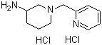 结构式 CAS# 1185312-66-6, 1-(2-吡啶基甲基)-3-哌啶胺盐酸盐
