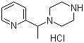 1-[1-(2-Pyridinyl)ethyl]piperazine hydrochloride molecular structure (CAS 1185318-11-9)
