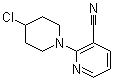 2-(4-Chloro-1-piperidinyl)-3-pyridinecarbonitrile molecular structure (CAS 1185318-22-2)