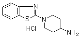 1-(2-Benzothiazolyl)-4-piperidinamine hydrochloride molecular structure (CAS 1185319-33-8)