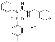 1-[(4-Methylphenyl)sulfonyl]-N-(4-piperidinylmethyl)-1H-benzimidazol-2-amine hydrochloride molecular structure (CAS 1185319-90-7)