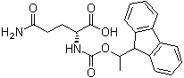N2-[[1-(9H-Fluoren-9-yl)ethoxy]carbonyl]-D-glutamine molecular structure (CAS 118609-68-0)