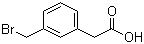 3-(Bromomethyl)phenylacetic acid molecular structure (CAS 118647-53-3)