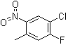 1-Chloro-2-fluoro-4-methyl-5-nitrobenzene molecular structure (CAS 118664-99-6)