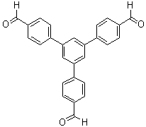 structure of CAS# 118688-53-2, 1,3,5-Tris(4-formylphenyl)benzene