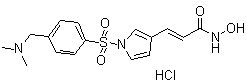 Resminostat hydrochloride分子结构 (CAS 1187075-34-8)