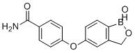 structure of CAS# 1187188-59-5, Crisaborole Impurity D;4-[(1-hydroxy-3H-2,1-benzoxaborol-5-yl)oxy]benzamide