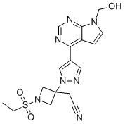 Baricitinib Impurity 3 molecular structure (CAS 1187595-89-6)