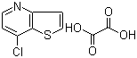structure of CAS# 1187830-60-9, 7-Chlorothieno[3,2-b]pyridine ethanedioate