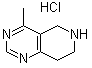 5,6,7,8-Tetrahydro-4-methylpyrido[4,3-d]pyrimidine hydrochloride molecular structure (CAS 1187830-73-4)