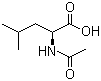 结构式 CAS# 1188-21-2, N-乙酰基-L-亮氨酸