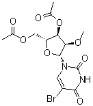 5-Bromo-2'-O-methyluridine 3',5'-diacetate molecular structure (CAS 1188522-81-7)