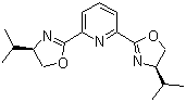 2,6-Bis[(4S)-(-)-isopropyl-2-oxazolin-2-yl]pyridine molecular structure (CAS 118949-61-4)