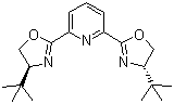 2,6-Bis[(4S)-4-tert-butyloxazolin-2-yl]pyridine molecular structure (CAS 118949-63-6)