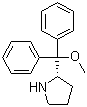 (S)-2-(甲氧基二苯甲基)吡咯烷分子结构 (CAS 118971-03-2)