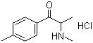 结构式 CAS# 1189726-22-4, 2-(甲基氨基)-1-(4-甲基苯基)-1-丙酮盐酸盐