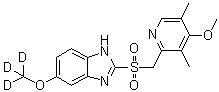 Omeprazole-d3 Sulfone molecular structure (CAS 1189891-71-1)