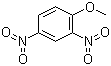 结构式 CAS# 119-27-7, 2,4-二硝基苯甲醚