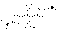 结构式 CAS# 119-72-2, 4-硝基-4'-氨基二苯乙烯-2,2'-二磺酸