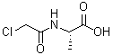 structure of CAS# 1190-32-5, N-Chloroacetyl-DL-alanine;N-(2-Chloroacetyl)alanine