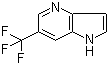 6-(Trifluoromethyl)-1H-pyrrolo[3,2-b]pyridine  molecular structure (CAS 1190311-44-4)