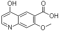 4-Hydroxy-7-methoxy-6-quinolinecarboxylic acid molecular structure (CAS 1190837-18-3)