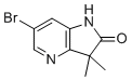 6-Bromo-3,3-dimethyl-1H,2H,3H-pyrrolo[3,2-b]pyridin-2-one molecular structure (CAS 1190862-33-9)