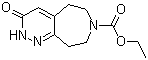 2,3,5,6,8,9-Hexahydro-3-oxo-7H-pyridazino[3,4-d]azepine-7-carboxylic acid ethyl ester molecular structure (CAS 1190897-26-7)